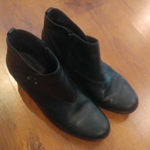 Clark's black ankle boots